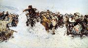 Vasily Surikov Storm of Snow Fortress oil painting